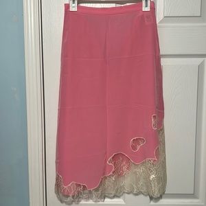 Le Fou by Wilfred 100% Silk Skirt Size 2
